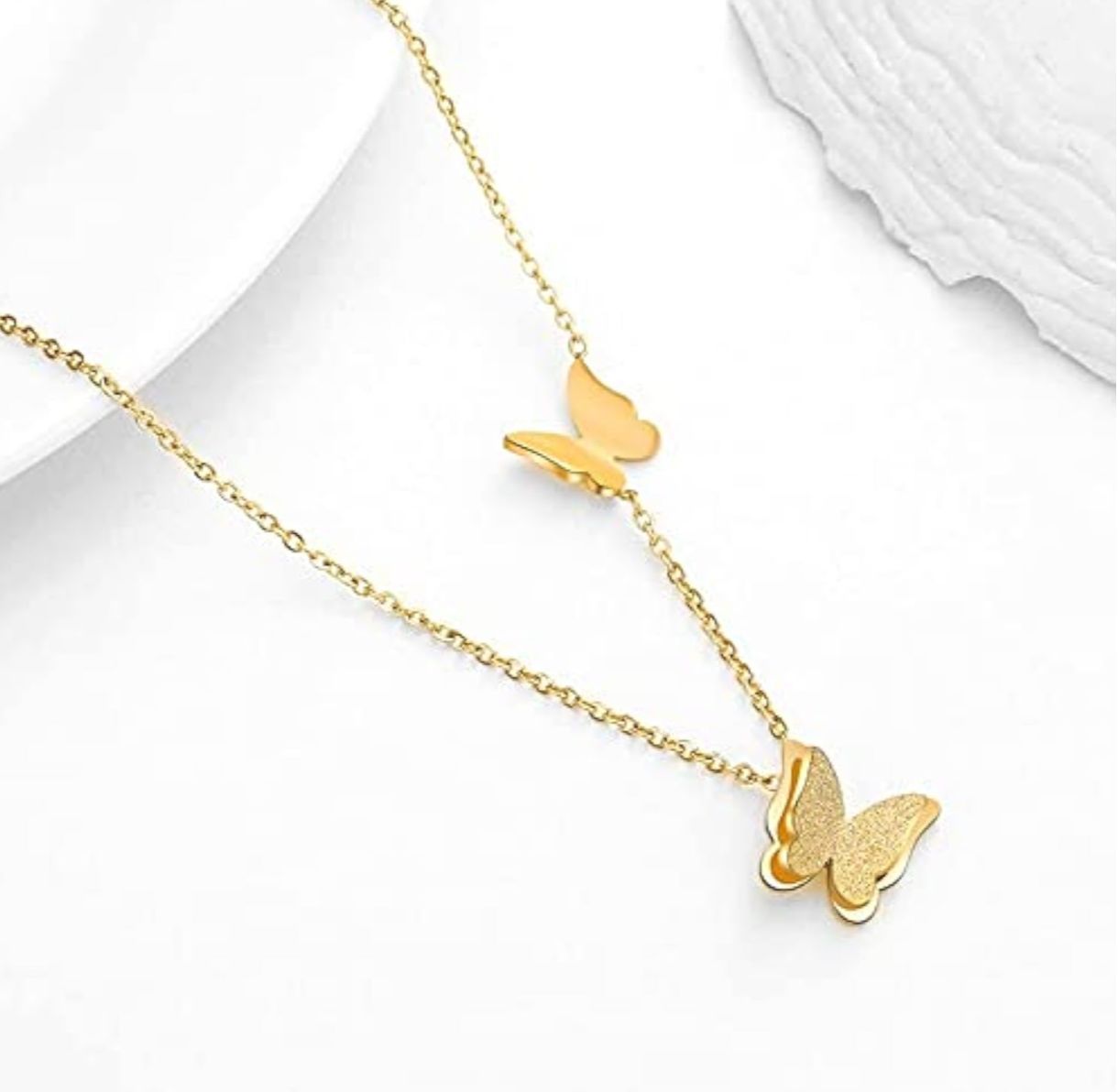 Gold plated Butterfly Necklace